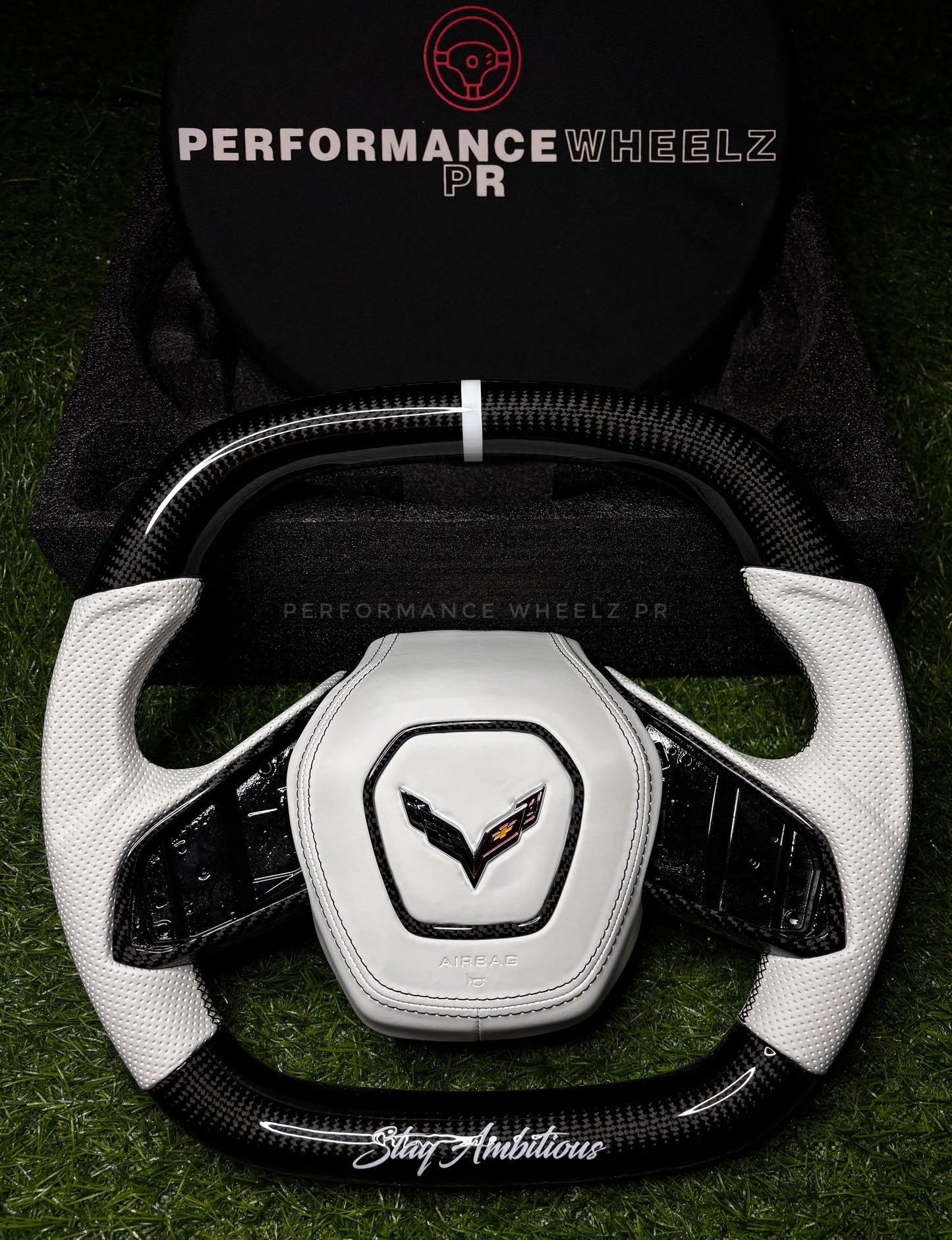 C8 Chevrolet Corvette Carbon Steering Wheel