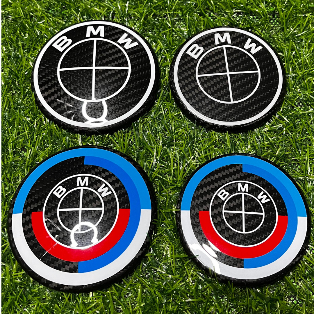 BMW Black Forged Carbon Fiber Emblems