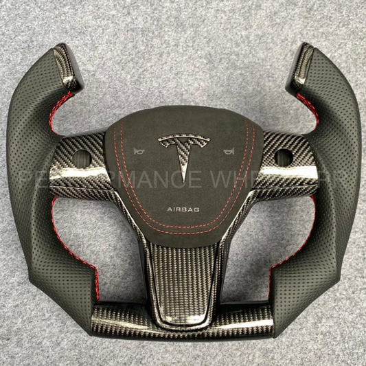 Tesla Model 3 / Model X / Model Y Carbon Steering Wheel