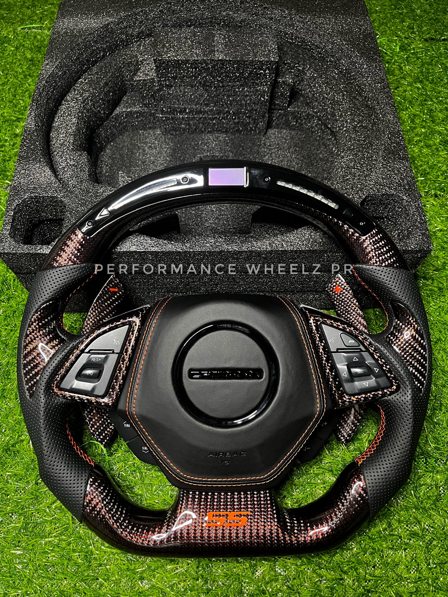 Chevrolet Camaro 6th Generation Carbon Steering Wheel