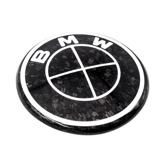 BMW Black Forged Carbon Fiber Emblems