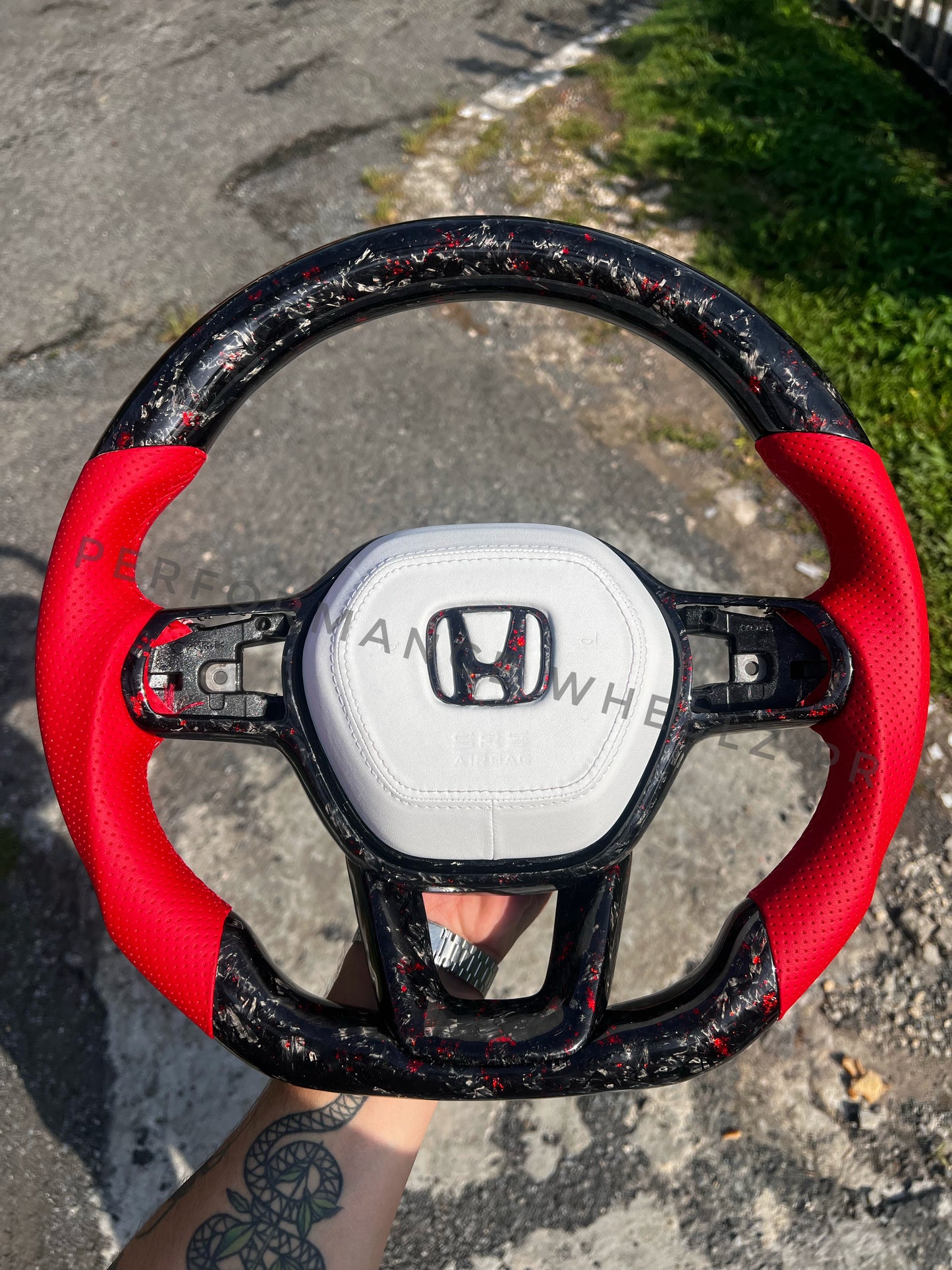 Honda Accord/CRV/Civic 11th Gen / FL5 Type R / Acura Integra Carbon Steering Wheel