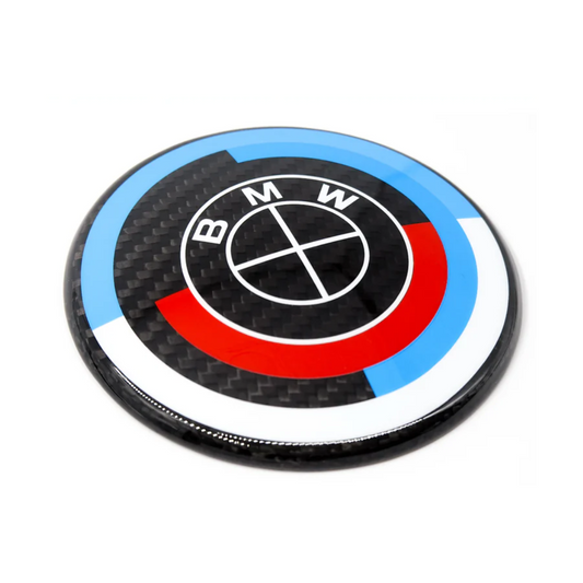 BMW 50th Anniversary Carbon Fiber Emblems