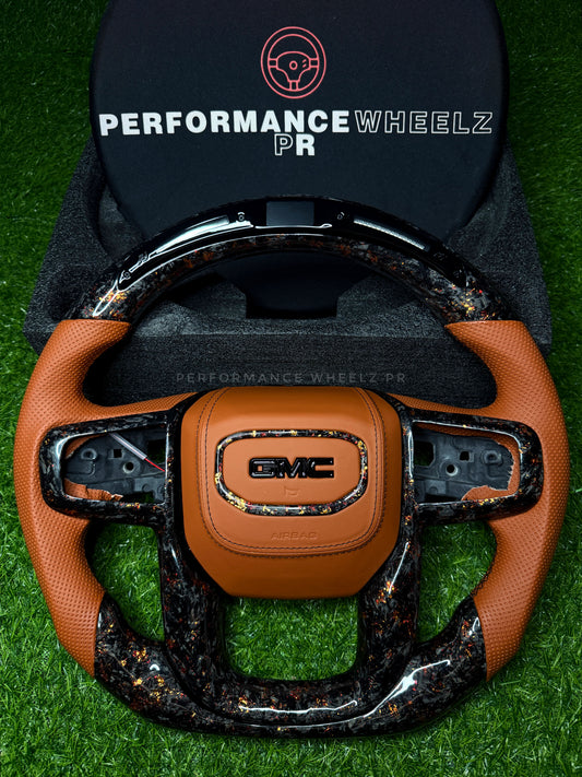 GMC Sierra 2020+ Custom Carbon Steering Wheel