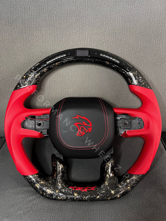 Dodge RAM Carbon Steering Wheel(Rebel, 1500, 2500, TRX, Laramie)
