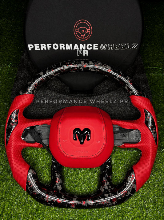 Dodge RAM Carbon Steering Wheel(Rebel, 1500, 2500, TRX, Laramie)