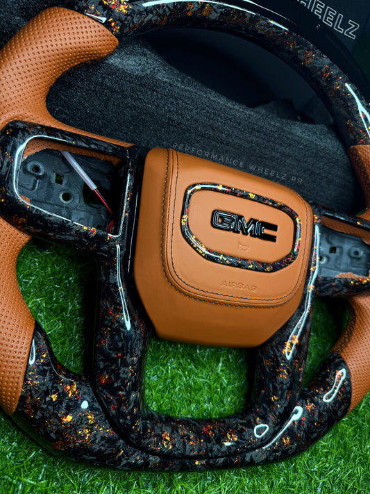 GMC Sierra 2020+ Custom Carbon Steering Wheel