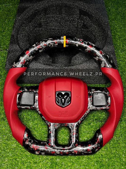 Dodge RAM 4th GEN Carbon Steering Wheel