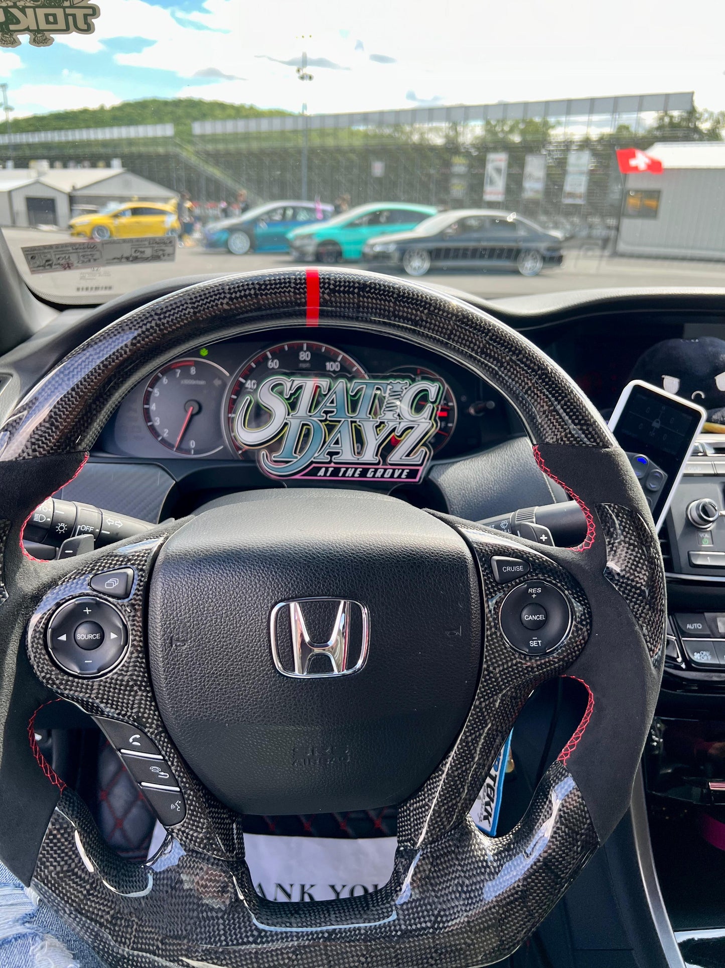 Accord 9th Gen Carbon Steering Wheel
