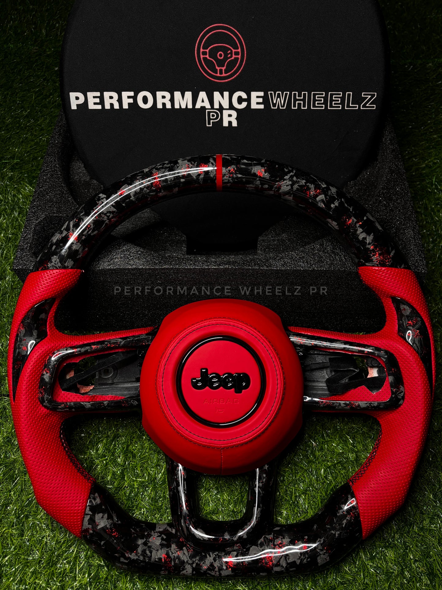 Jeep Wrangler/Rubicon/Gladiator 2018-2026 Carbon Steering Wheel