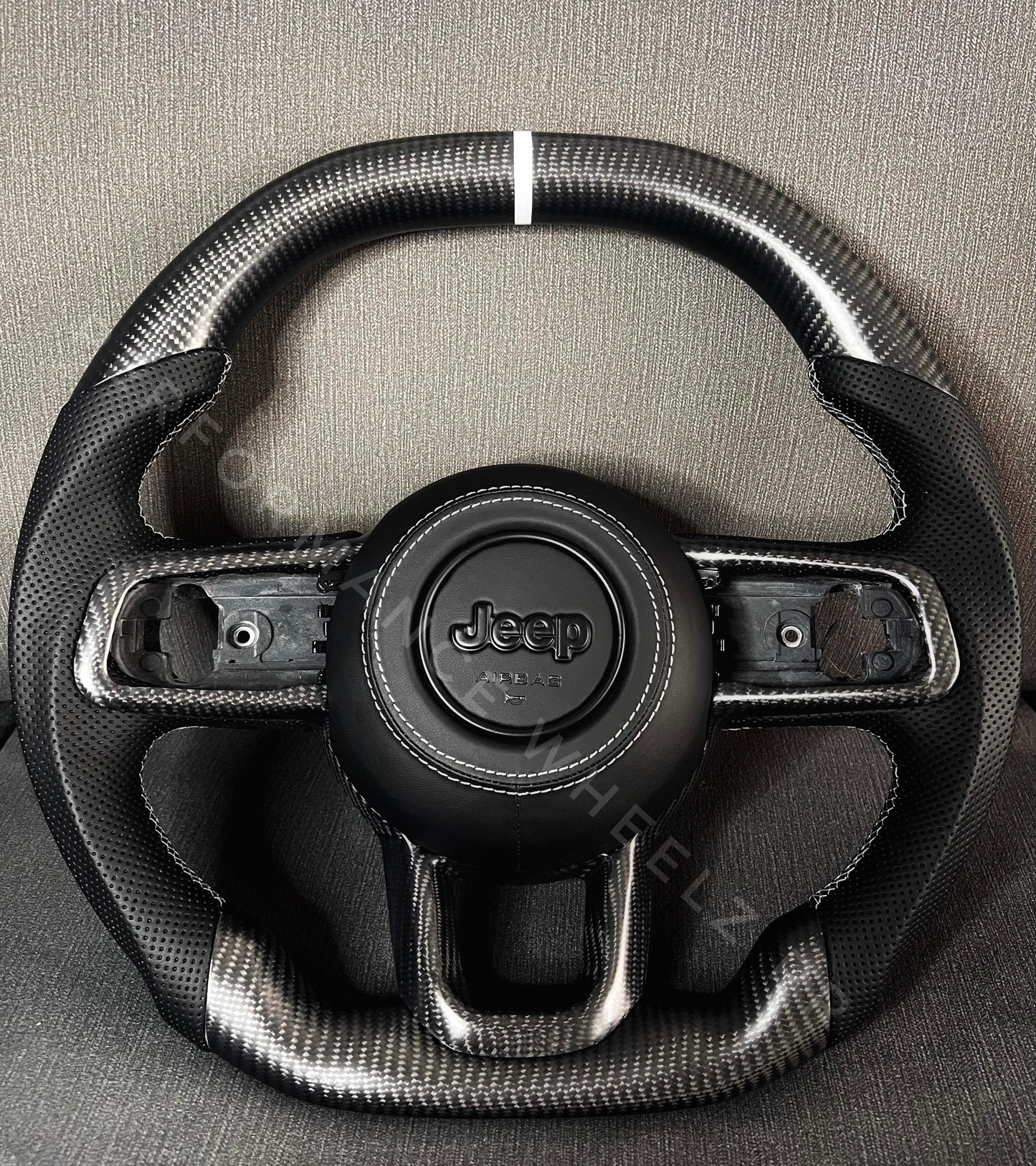 Jeep Wrangler/Rubicon/Gladiator 2018-2026 Carbon Steering Wheel